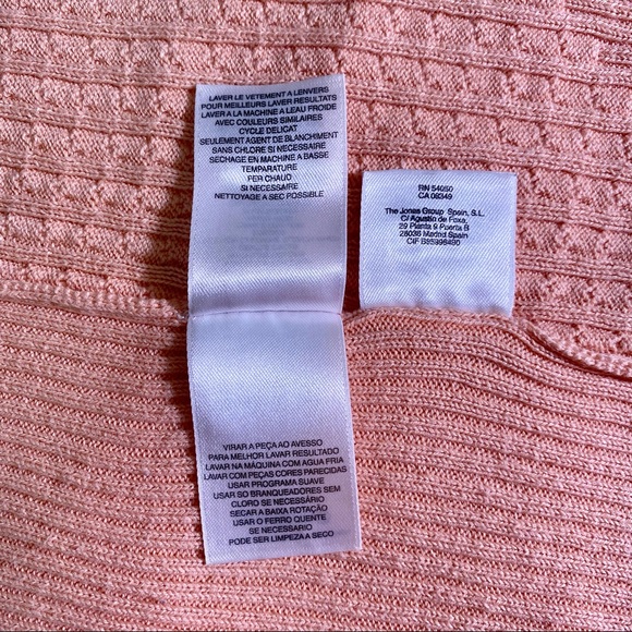 Jones New York Collection Woman Peach Cable Knit Sweater, Women’s size 2X - Picture 8 of 11